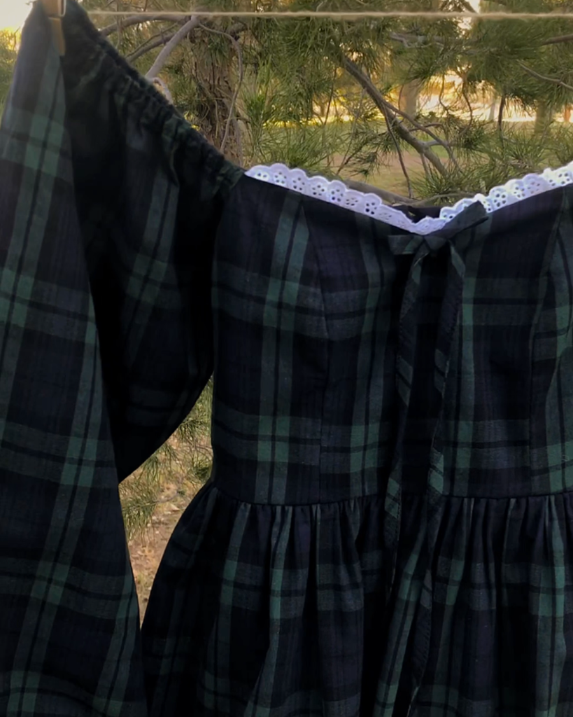 Enchanted Evergreen Mini Dress