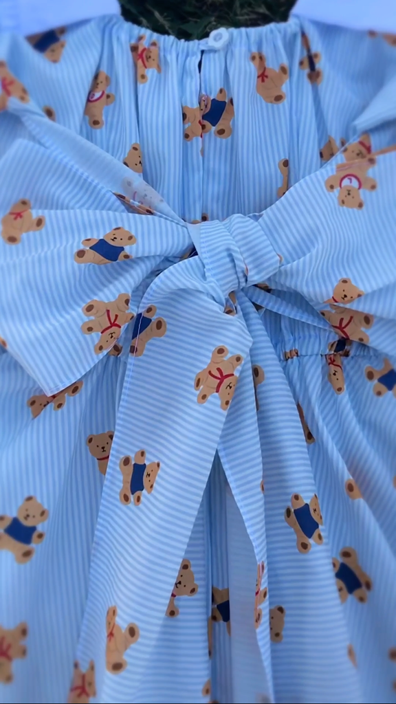 Beary Cute Sailor Mini Dress (Shorter Length)