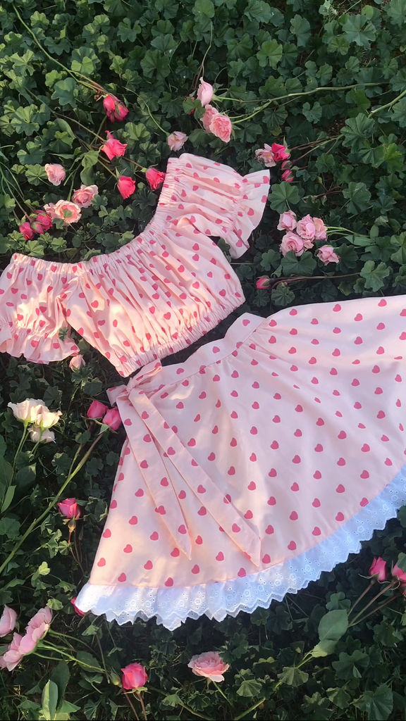 Cute Crush 2 Piece Mini Dress (Shorter Length)