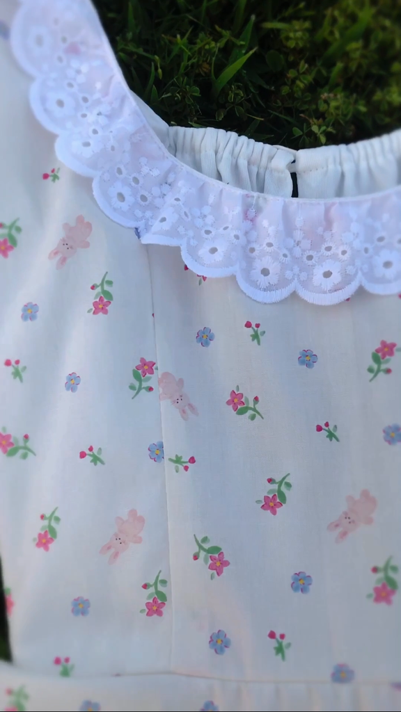 Bunny Blooms Mini Dress (Shorter Length)