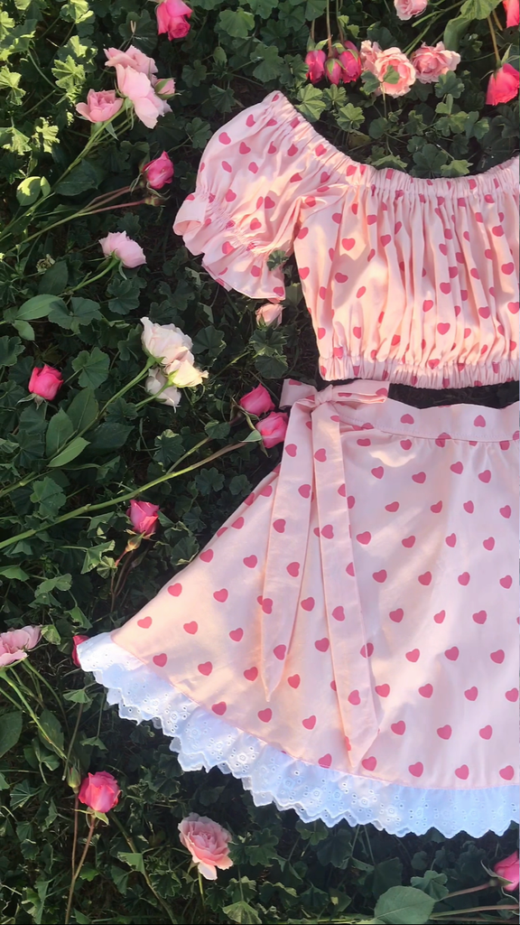 Cute Crush 2 Piece Mini Dress (Shorter Length)