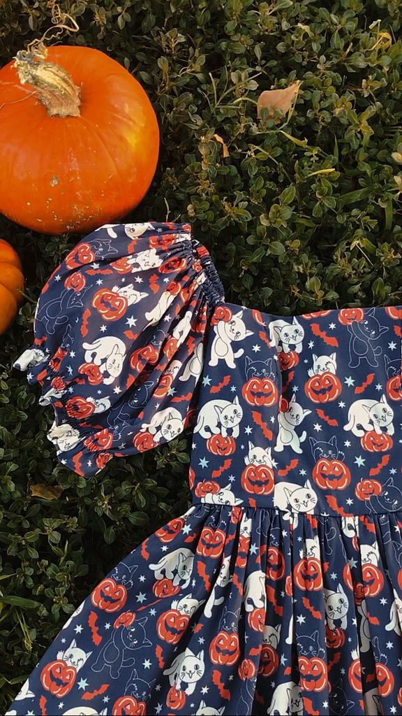 Purrfect Pumpkin Patch Dress
