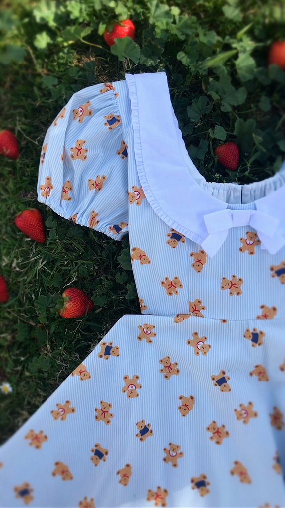 Beary Cute Sailor Mini Dress (Shorter Length)