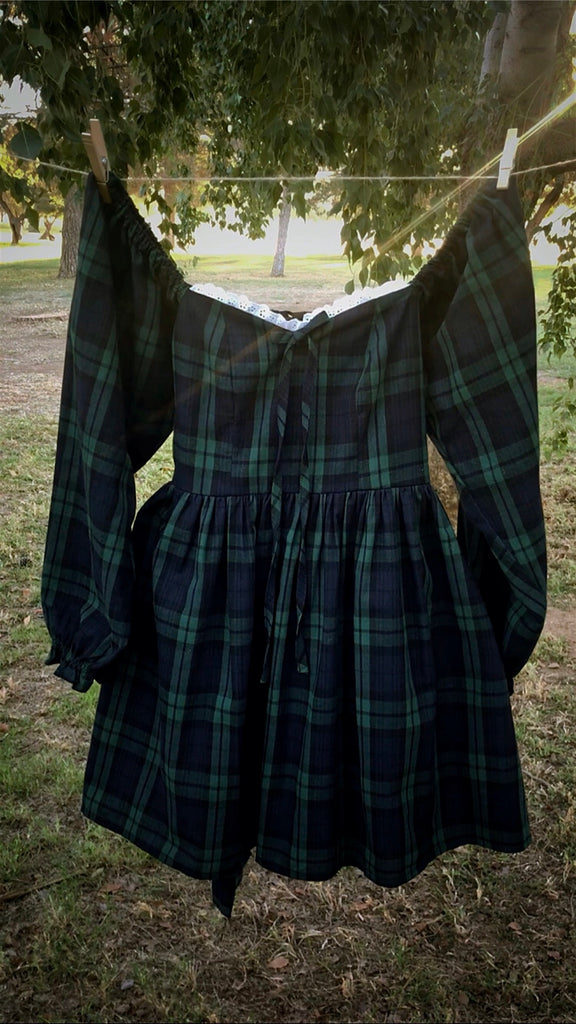 Enchanted Evergreen Mini Dress