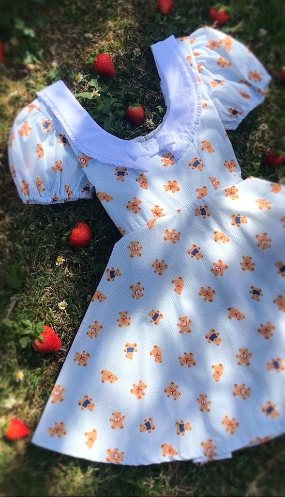 Beary Cute Sailor Mini Dress (Shorter Length)