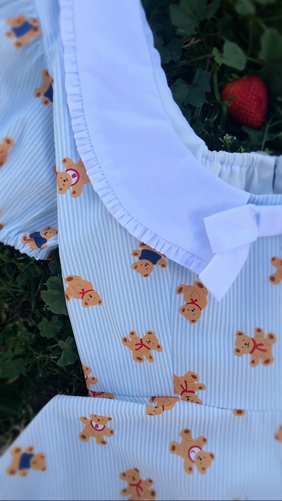 Beary Cute Sailor Mini Dress (Shorter Length)