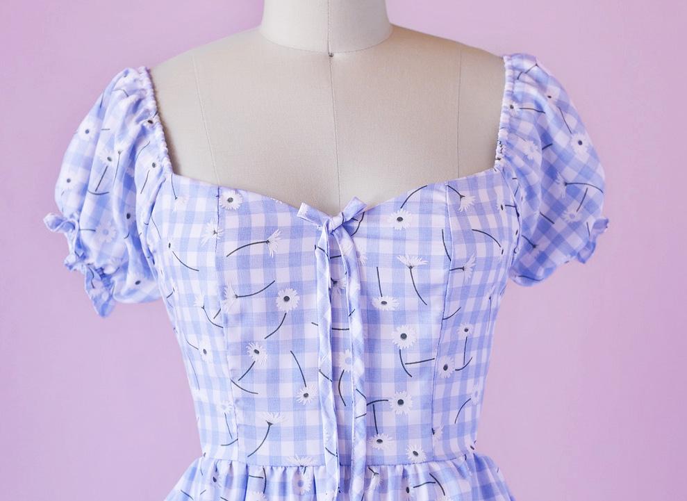 Clear Skies Sweetheart Dress