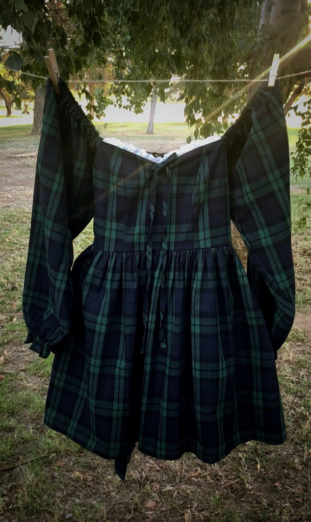 Enchanted Evergreen Mini Dress