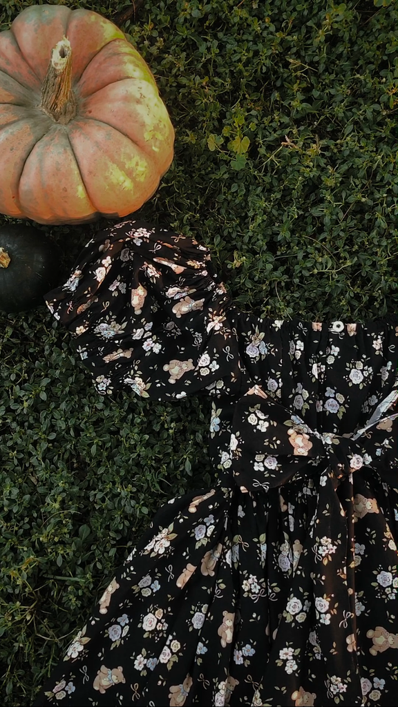 Haunted Honeybear Mini Dress (Shorter Length)