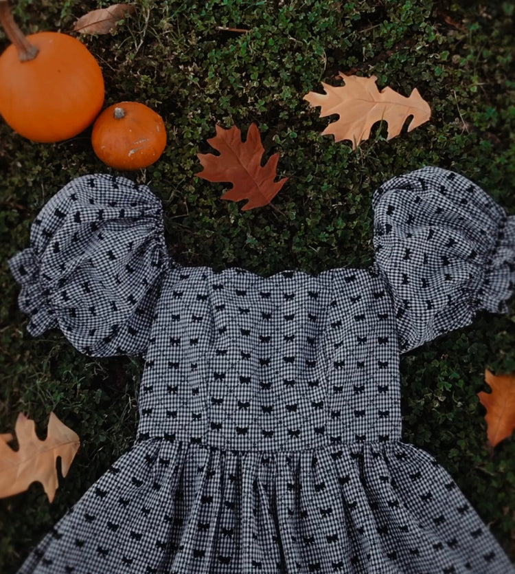 Enchanted Autumn Scalloped Dress