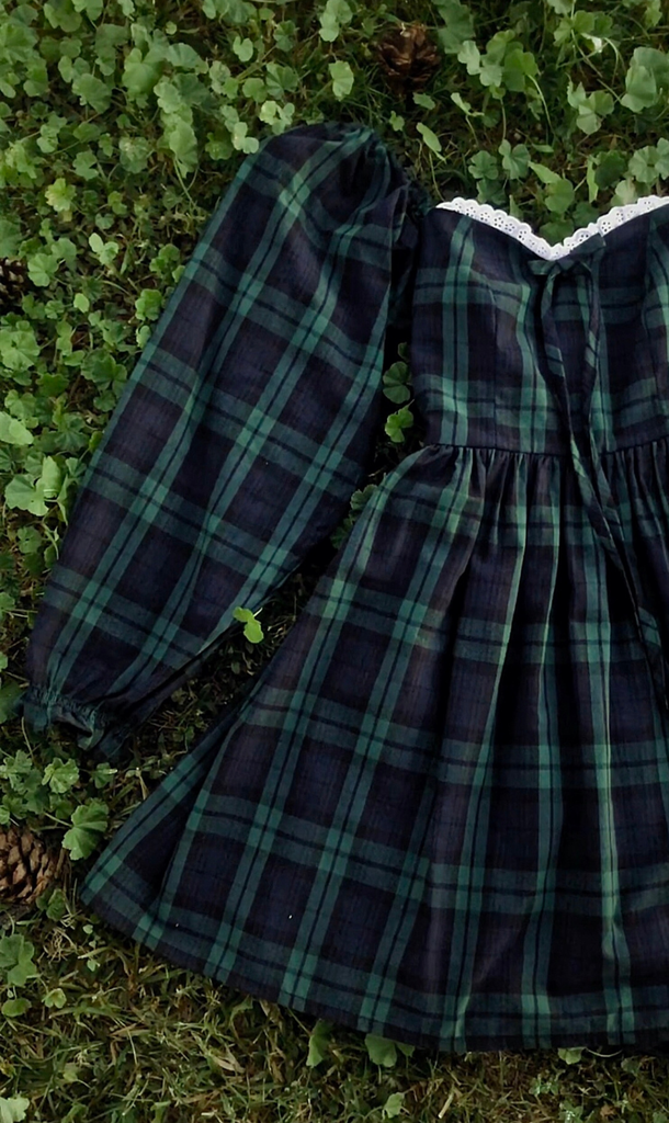 Enchanted Evergreen Mini Dress