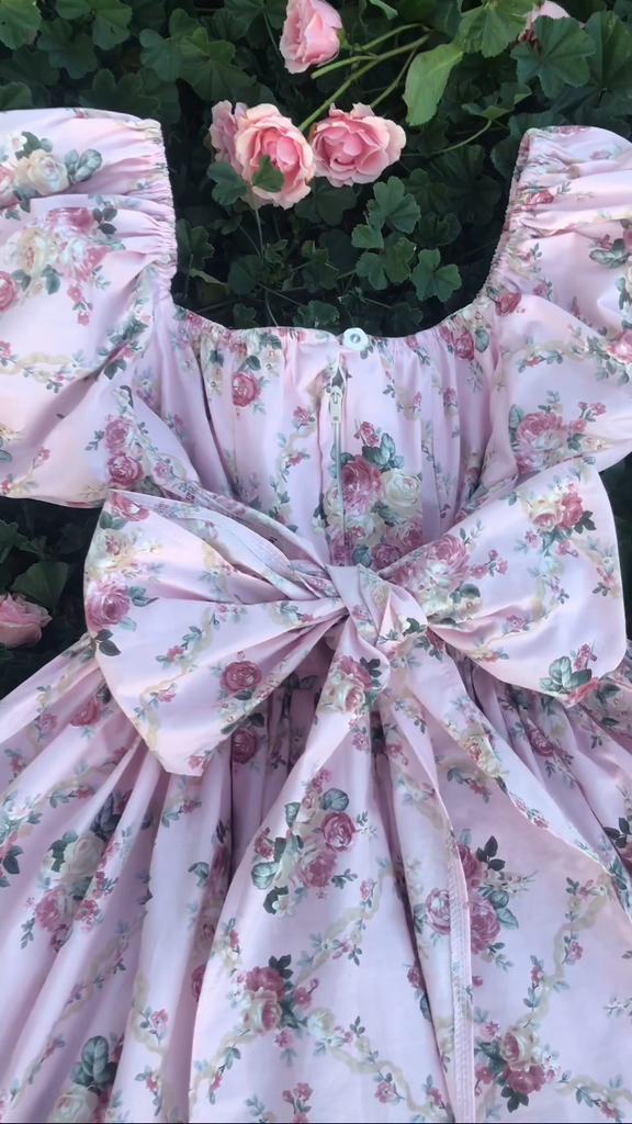 Vintage Romance Puff Dress